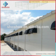 Showhoo estructura de estructura de acero ligero prefabricado para pollo